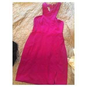 Hot pink Express dress